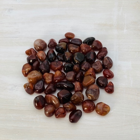 Carnelian Tumbled Polished Crystal - 2 per order - Picture 2 of 4